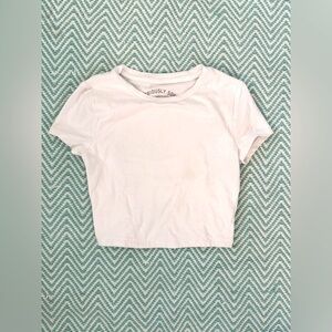 Aeropostale size Small white seriously soft cropped baby tee